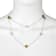 Multi-Gem 14k White Gold 34" Necklace 20.08ctw