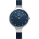 Obaku Women's Classic White Accents Blue Stainless Steel Mesh Band Watch