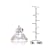 Triangle CZ Stud Earrings In 14K Gold Over Sterling Silver