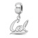Sterling Silver Rhodium-plated LogoArt University of California Berkeley
Dangle Bead