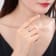 Round White Topaz Sterling Silver Ring, 1.98ctw