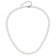 Rhodium Over Sterling Silver 5-6mm FWC Pearl with 2-inch Extensions Kids Necklace