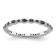 Sterling Silver Stackable Expressions Black and White Diamond Ring 0.14ctw