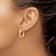 14k Yellow Gold Polished 11/16" Hoop Earrings