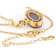 Golden Drusy Quartz And Topaz Pendant In 18K Gold Over Sterling Silver 3.99ctw