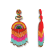 Multi-Color Fringe Seed Bead Earring