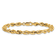 14k Yellow Gold 4.25mm Rope Link Bracelet, 8 Inches