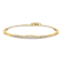 14K Yellow Gold Lab Grown Diamond VS/SI GH, Graduated Bangle Bracelet