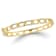 Rachel Zoe CZ Curb Link Bangle Bracelet in 14K Gold Over Sterling Silver