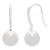 12-13mm Round White Freshwater Pearl with 0.27ctw Diamond 14K White Gold
Drop Earrings