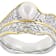 Freshwater Pearl Nature Inspired Two-Tone Ring