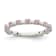 Sterling Silver Polished Pink Cubic Zirconia Children's Ring