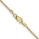 14K Yellow Gold 1.1mm Round Snake Chain Necklace