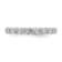 Rhodium Over 14K White Gold Lab Grown Diamond SI+, H+, Eternity Band