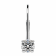 White Cubic Zirconia 14k White Gold Earrings With Velvet Gift Box 0.50ctw