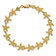 14k Yellow Gold Textured Starfish Link Bracelet