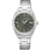 Seiko Women's Essential Quartz Green Dial Stainless Steel Watch