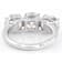 Lab-Grown Diamond Three-Stone Ring In 14K White Gold 5.00ctw