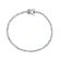 Aquamarine Tennis Bracelet In Sterling Silver 4.62ctw