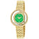 Christian Van Sant Women's Gracieuse Green Dial, Yellow Stainless Steel Watch