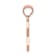 14k Rose Gold Polished Star of David Pendant