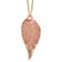 Copper Dipped Evergreen Leaf 20 Inch Gold-tone Necklace