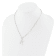 Rhodium Over Sterling Silver 3-5.5mm Freshwater Cultured Pearl LETTER K
18-inch Necklace