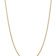 14k Yellow Gold 2.3mm Solid Flat Wheat 20 Inch Chain