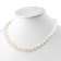 Rhodium Over Sterling Silver 9-10mm White FWC Pearl Cubic Zirconia Clasp
Adjustable Necklace