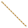 14K Two-tone Gold with Rhodium Over 14k Yellow Gold Citrine and Diamond Bracelet