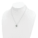 Rhodium Over Sterling Silver 9-10mm Teardrop Tahitian Saltwater Cultured
Pearl Necklace