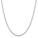 14K White Gold 2.0mm Singapore Chain Necklace