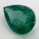 Zambian Emerald 8.06x5.92mm Pear Shape 0.98ct