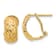 14K Yellow Gold Polished and Diamond-Cut Earrings
