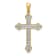 14K Yellow Gold 1/10ct. Diamond Cross Pendant