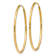 14k Yellow Gold 1 3/16" Endless Hoop Earrings