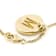 Cardano Initial M Pendant Necklace In 18K Gold Over Bronze