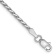 Rhodium Over 14k White Gold 1.6mm Solid Diamond-Cut Parisian Wheat 24
Inch Chain