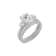 White Cubic Zirconia Platinum Over Sterling Silver Ring 4.32ctw