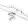Sterling Silver Freshwater Pearl and Cubic Zirconia Necklace