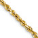 14k Yellow Gold 2.75mm Diamond-Cut Rope 20 Inch Chain