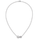 Rhodium Over Sterling Silver Polished Cubic Zirconia Mom Infinity Necklace
