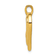 14k Two-tone Gold Diamond Fancy Heart Pendant