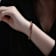 Ruby Color CZ Bypass Tennis Bracelet In 14K Gold Over Brass