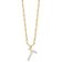 Gold Tone Sterling Silver 3-5.5mm Freshwater Cultured Pearl LETTER T
18-inch Necklace