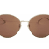 Gucci Gold Tone Frame with "GG Logo" / Brown Lens Sunglasses