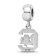 Sterling Silver Rhodium-plated LogoArt University of South Carolina
Small Dangle Bead