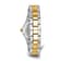 Ladies Charles Hubert Two-tone Stainless Steel Black Dial Watch