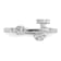 Rhodium Over 14K White Gold Lab Grown Diamond VS/SI GH, Initial J
Adjustable Ring