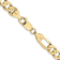 14K Yellow Gold 7mm Flat Figaro Chain Necklace